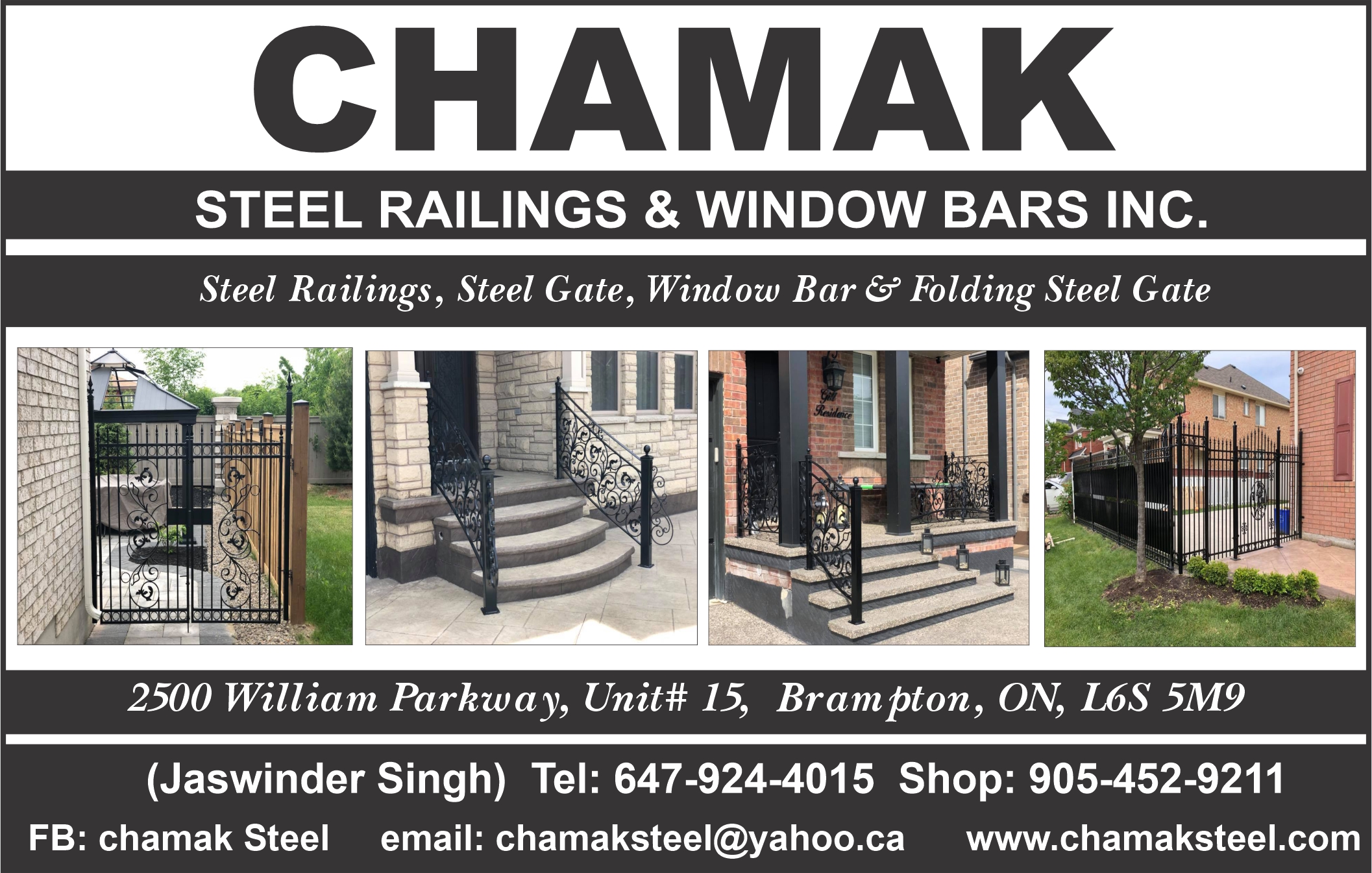 Chamak Steel Railings & Window Bars Inc.
